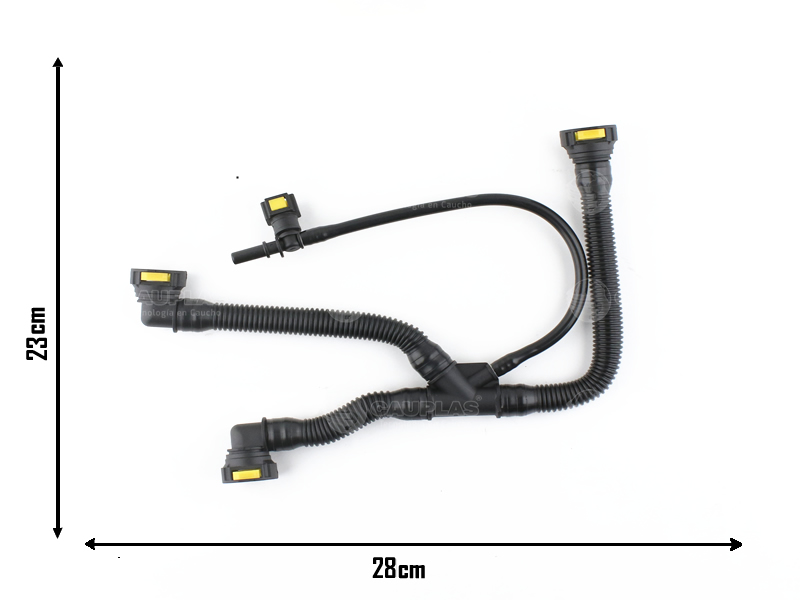 CAUPLAS MANGUERA CIRCULACION DE AIRE PEUGEOT 206/207 OEM:1192.W0
