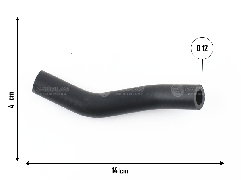 CAUPLAS MANGUERA CIRCULACION DE AIRE PEUG 206 207