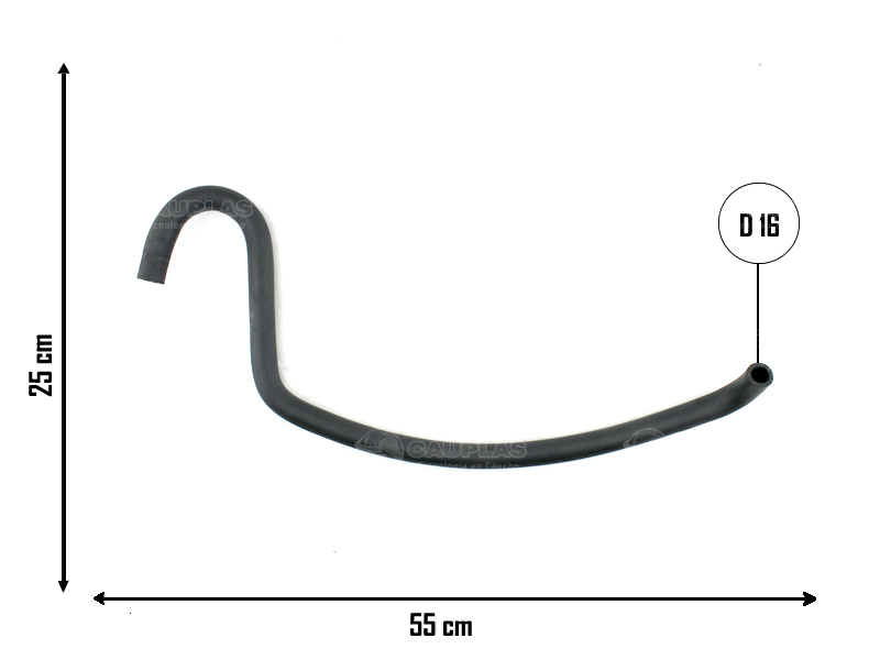 CAUPLAS MANGUERA CALEFACCION PEUG 504 OEM:6464472 =YACO 3318