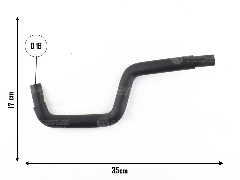 CAUPLAS MANGUERA DESCARGA DE GASES PEUG BOXER I CITROEN JUMPER I OEM:1180C1 =YACO 4111