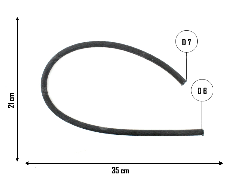 CAUPLAS MANGUERA COMBUSTIBLE FIAT DUNA OEM:7519654