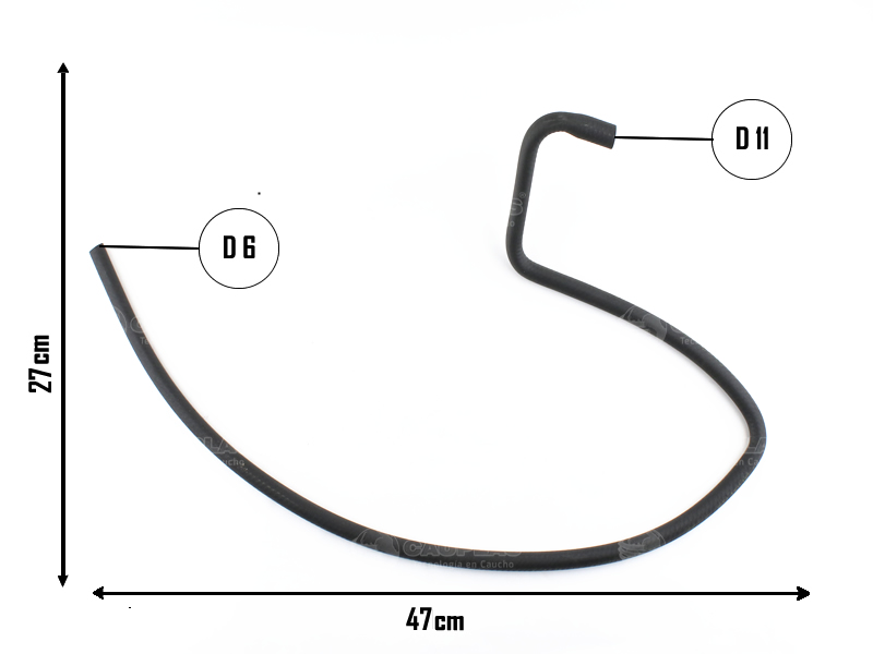 CAUPLAS MANGUERA VASO DE EXPANSION PEUG BOXER I CITROEN JUMPER I OEM:1317E0