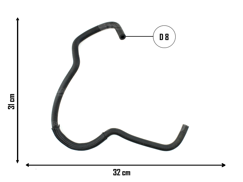 CAUPLAS MANGUERA VASO DE EXP A TERMOST FORD FOCUS OEM:1S418K012BC =YACO 3883