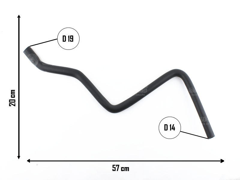 CAUPLAS MANGUERA VASO DE EXPANSION A RAD FORD FOCUS I OEM:98AB8K289AG