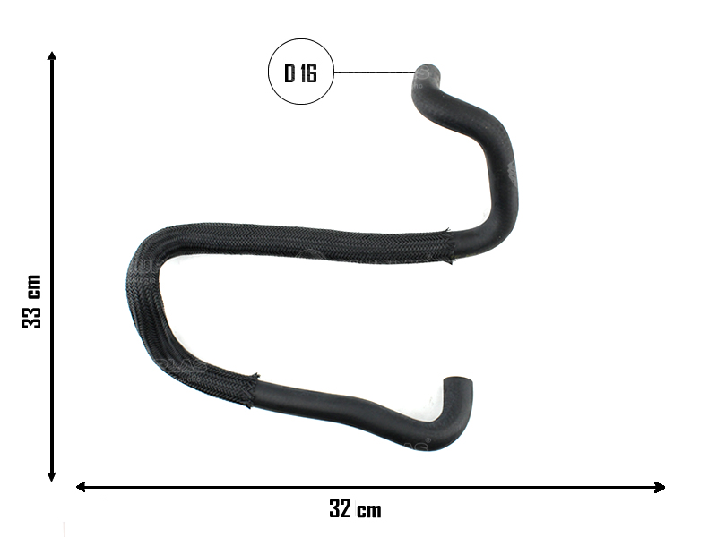 CAUPLAS MANGUERA VASO DE EXPANSION PEUG  206 207 OEM:1323Y1