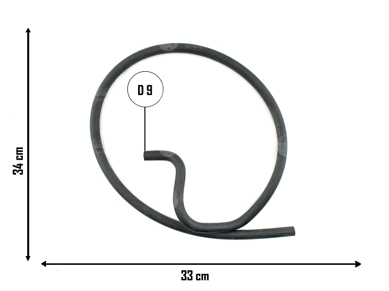 CAUPLAS MANGUERA VASO DE EXPANSION PEUG 206 OEM:1317F8