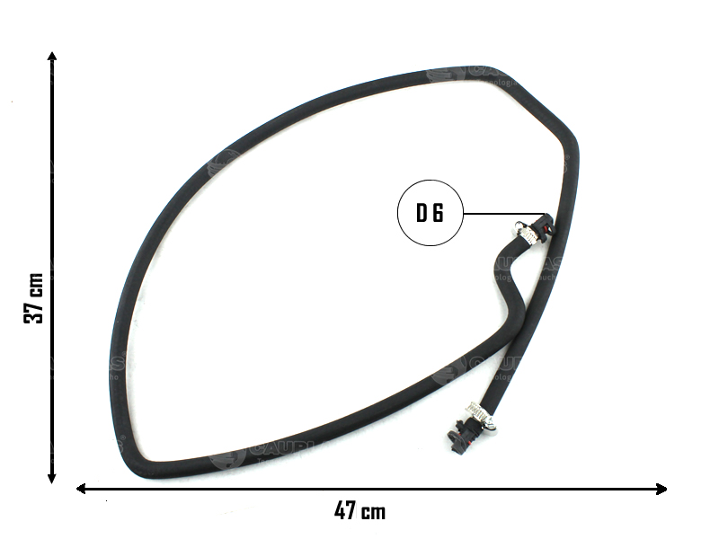CAUPLAS MANGUERA VASO DE EXPANSION PEUG 307