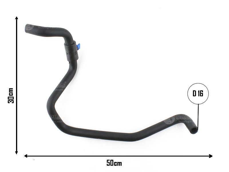 CAUPLAS MANGUERA CALEFACTOR SALIDA FIAT DOBLO OEM:51708415