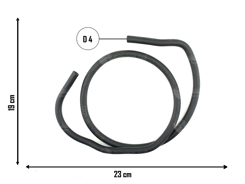 CAUPLAS MANGUERA VASO DE EXPANSION FIAT STRADA II OEM:51771221