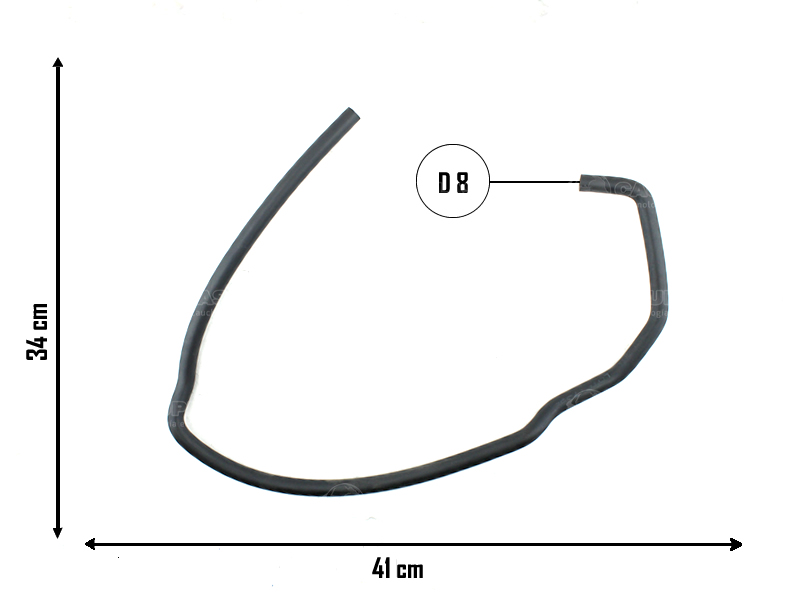 CAUPLAS MANGUERA VASO DE EXPANSION FIAT STRADA II OEM:51771221
