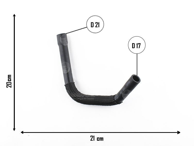 CAUPLAS MANGUERA VASO DE EXPANSION A BOMBA DE AGUA FIAT TEMPRA OEM:7689309 =YACO 2566