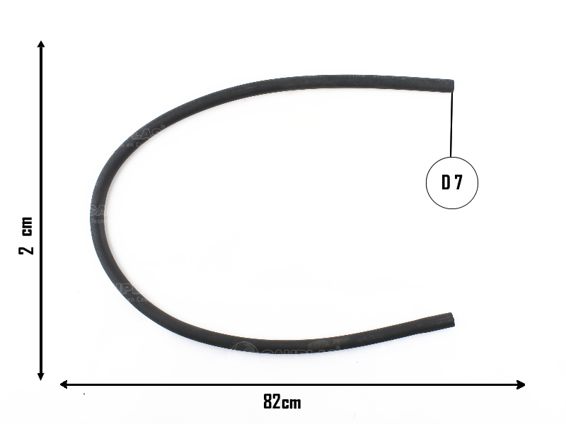 CAUPLAS MANGUERA REFRIGERACION PEUGEOT 206 OEM:1351Y6 =YACO 2313