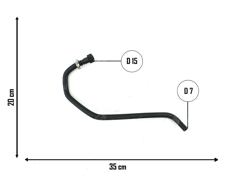 CAUPLAS MANGUERA VASO DE EXPANSION FIAT DOBLO OEM:51816787