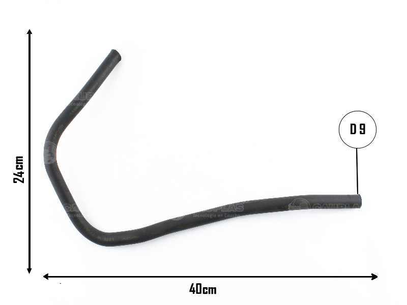 CAUPLAS MANGUERA VASO DE EXPANSION FORD TRANSIT II 