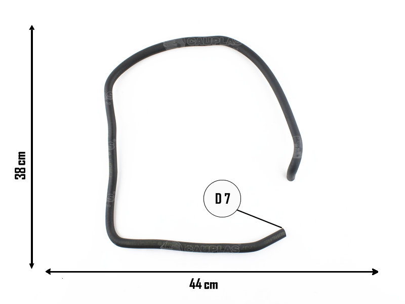 CAUPLAS MANGUERA VASO DE EXPANSION (RETORNO) ASTRA II ZAFIRA OEM:24422255 =YACO 2441/3458