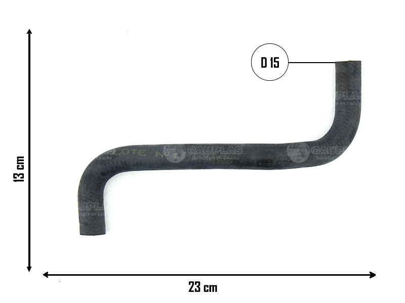 CAUPLAS MANGUERA VASO DE EXPANSION CHEVROLET SPARK GT 