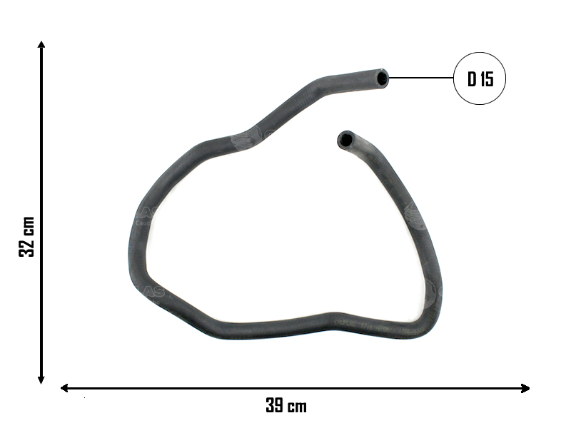 CAUPLAS MANGUERA VASO DE EXPANSION VW GOLF IV V