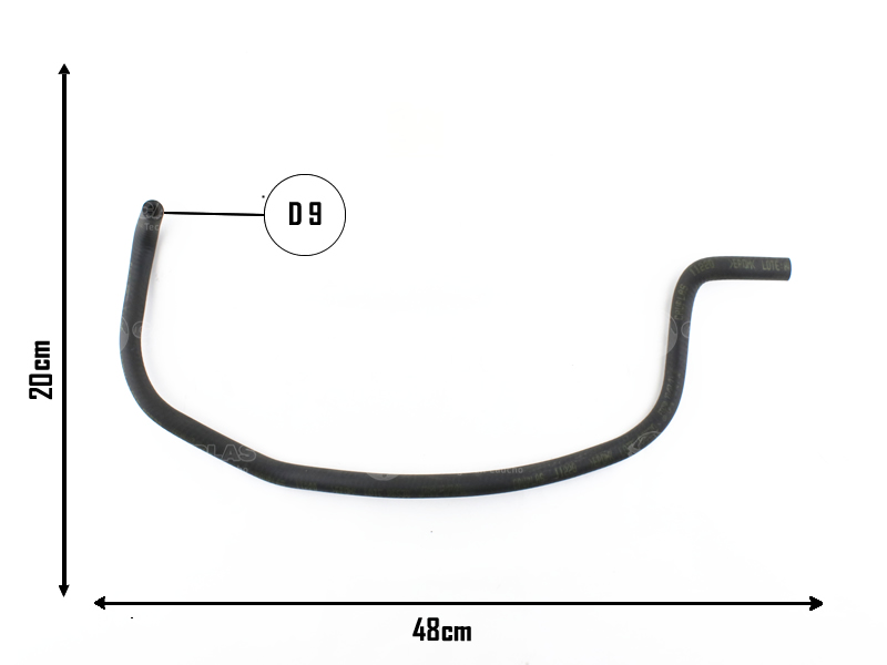 CAUPLAS MANGUERA VASO DE EXPANSION FORD RANGER I 