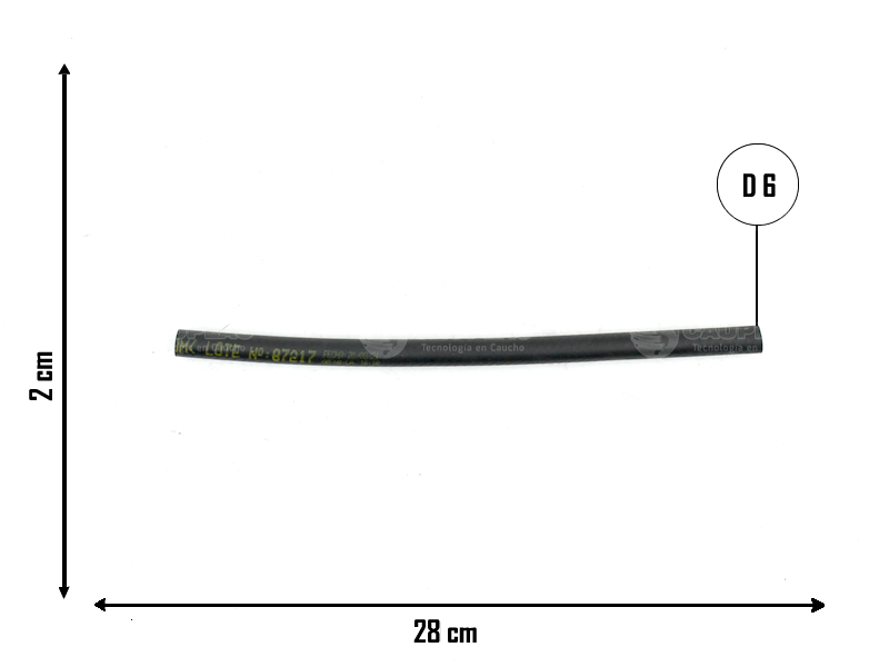 CAUPLAS MANGUERA VASO DE EXPANSION TOYOTA ETIOS OEM:163770Y100
