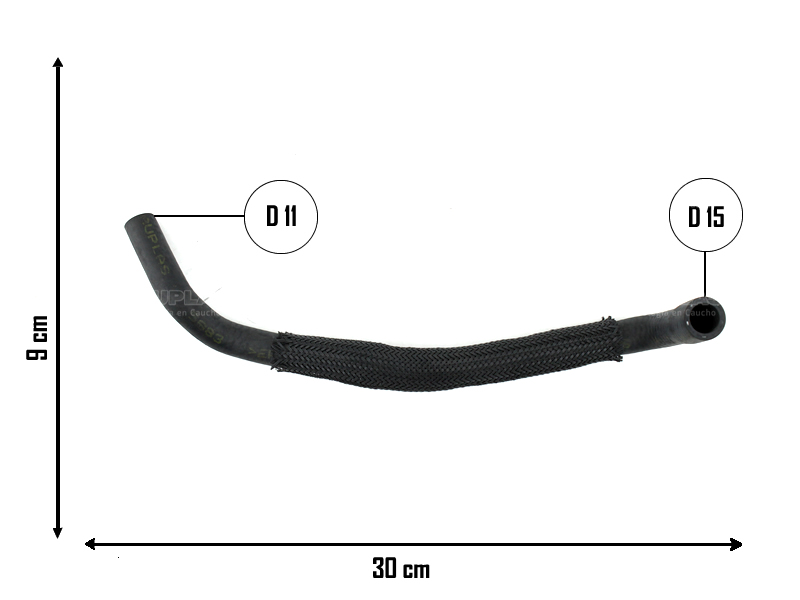 CAUPLAS MANGUERA VASO DE EXPANSION VW  VENTO OEM:1KM122109A