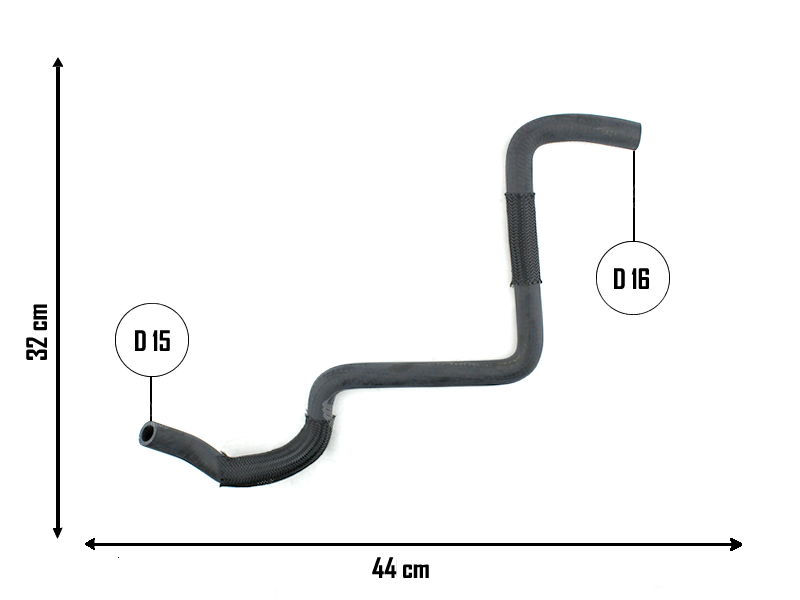 CAUPLAS MANGUERA VASO DE EXPANSION VW BORA