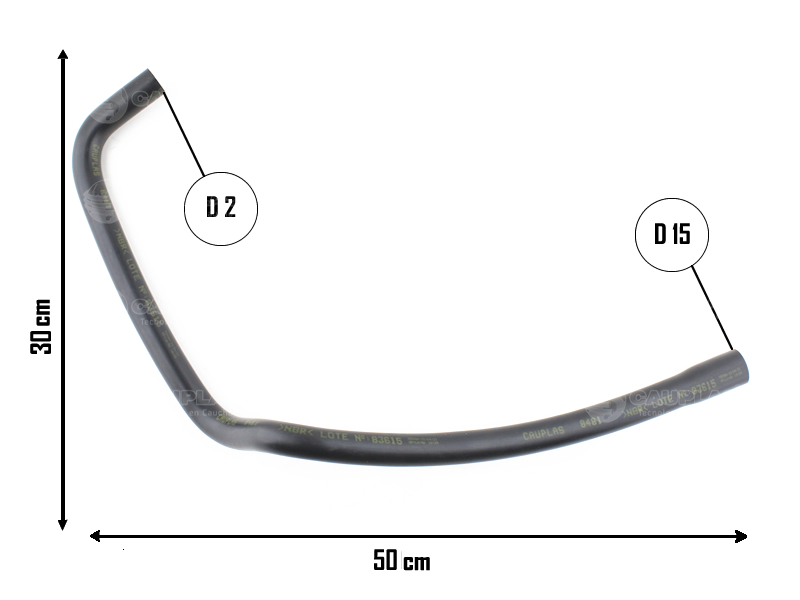 CAUPLAS MANGUERA DESCARGA DE GASES FIAT DUCATO I OEM:1310634080 =YACO 3369