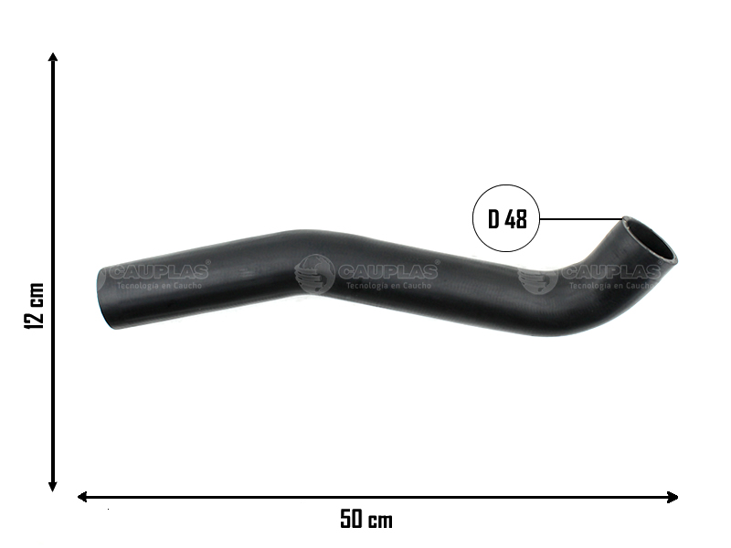 CAUPLAS MANGUERA RADIADOR INFERIOR VW 13-180 OEM:2VH121073