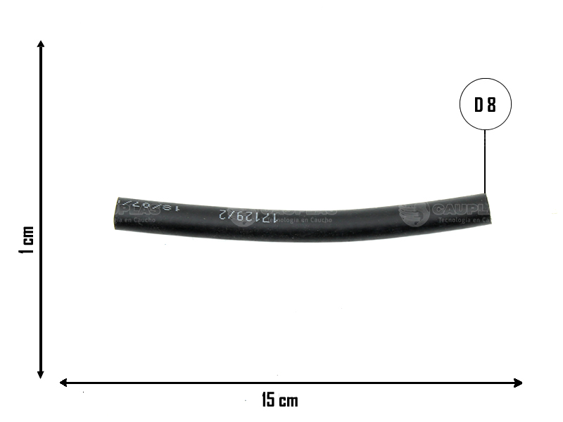 CAUPLAS MANGUERA LUBRICACION FIAT DUNA OEM:7765286
