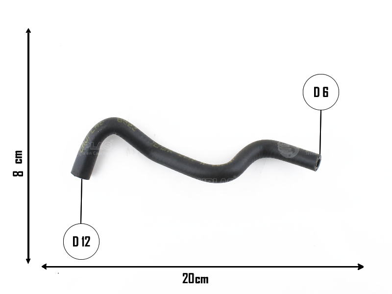 CAUPLAS MANGUERA REFRIGERACION RENAULT 5/9/11/19/CLIO I/EXPRESS  =YACO 912