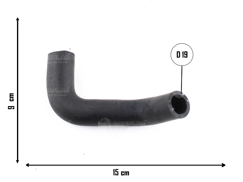 CAUPLAS MANGUERA PASO DE AGUA RENAULT 21 OEM:7700733183 =YACO 2991