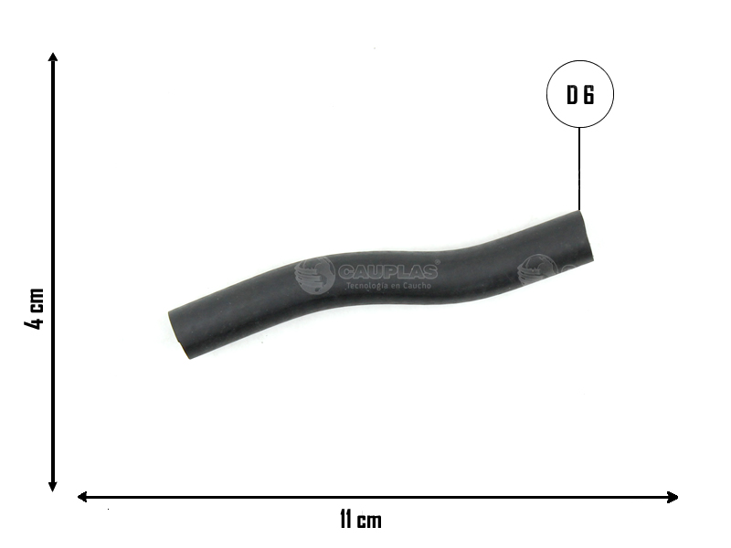 CAUPLAS MANGUERA COMBUSTIBLE FIAT DUNA UNO I OEM:7735273 =YACO 1643