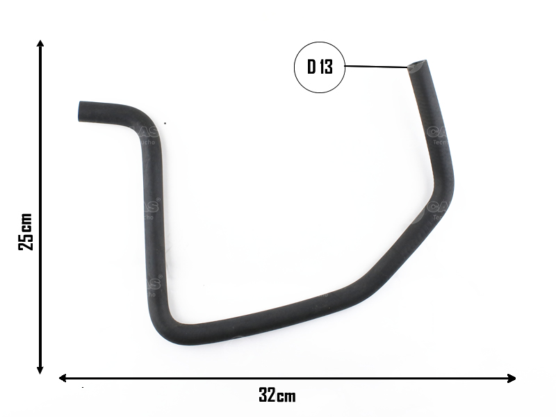 CAUPLAS MANGUERA CALEFACCION FIAT DUCATO I OEM:1310007080 =YACO 1831
