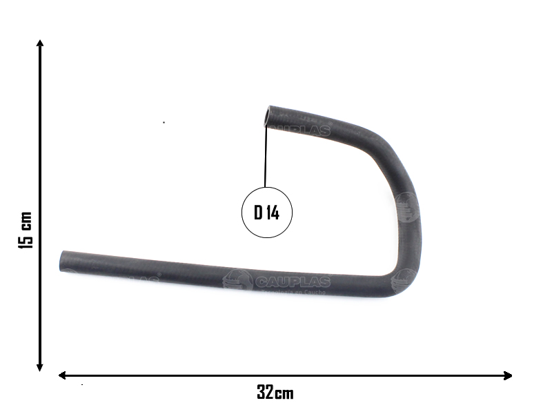 CAUPLAS MANGUERA CALEFACCION FIAT DUCATO I OEM:1310739080 =YACO 3585