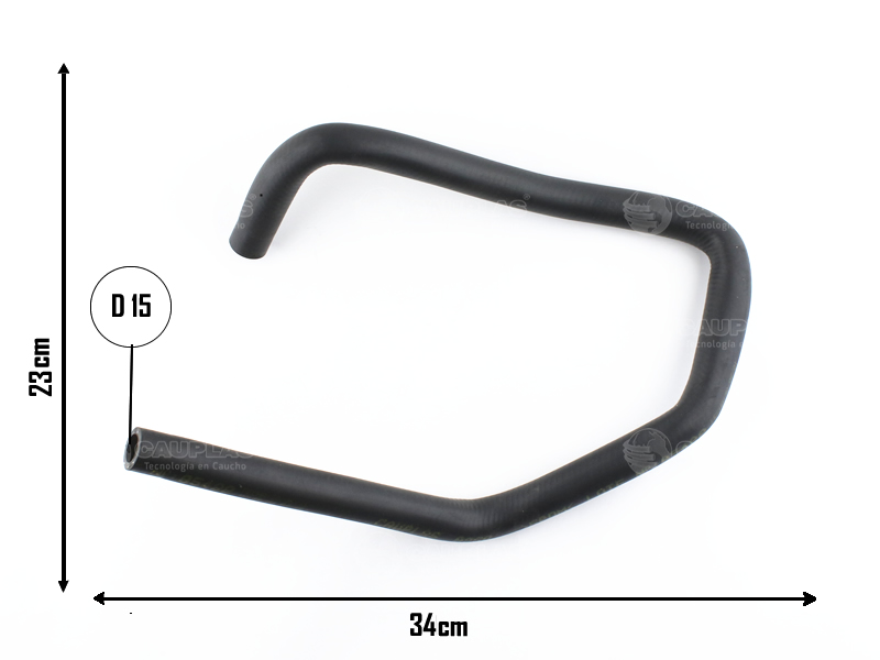 CAUPLAS MANGUERA CALEFACCION FIAT UNO I  DUNA =YACO 1513