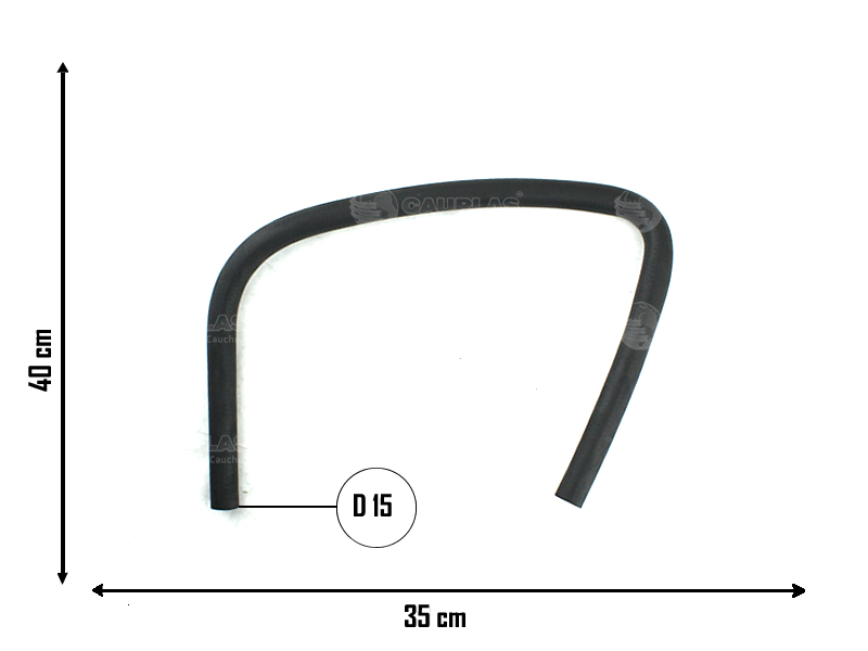 CAUPLAS MANGUERA CALEFACCION SALIDA FIAT DUNA UNO I OEM:46592186 =YACO 1510