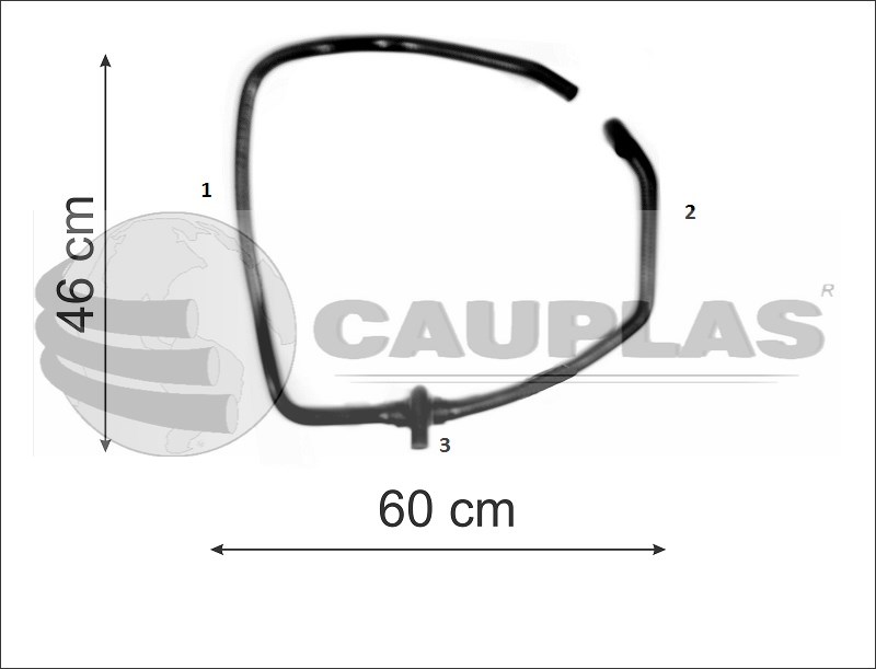 CAUPLAS MANGUERAS CALEFACCION FORD FIESTA I
