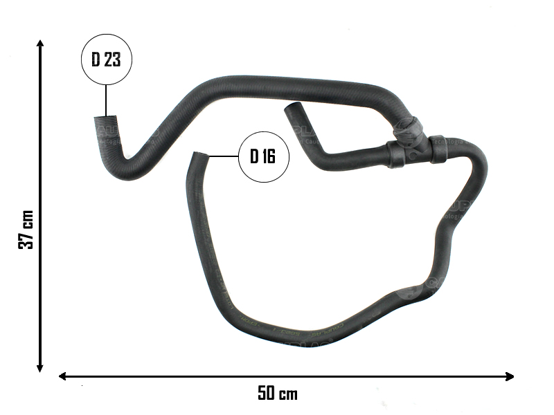 CAUPLAS MANGUERA CALEFACCION FORD FIESTA  OEM:94FB18C266AA =YACO 3826