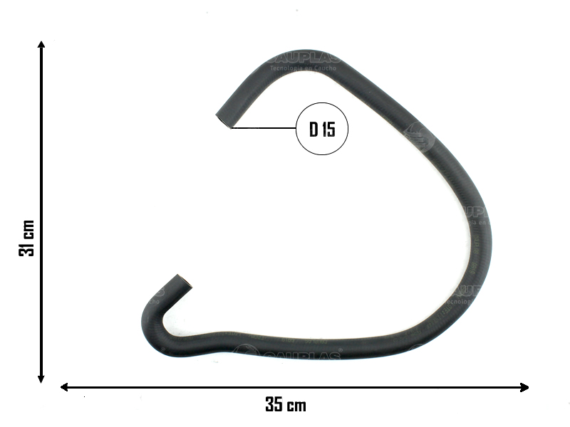 CAUPLAS MANGUERA VASO DE EXP RENAULT CLIO I