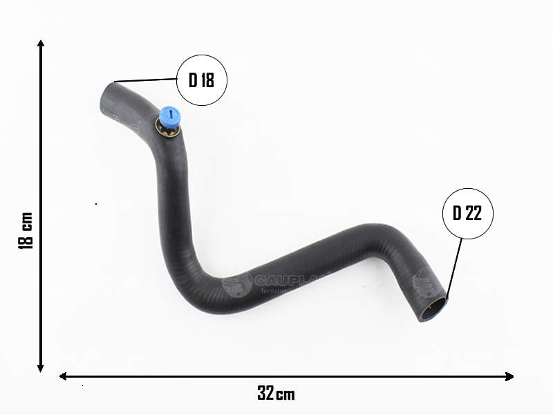CAUPLAS MANGUERA CALEFACCION ENTRADA RENAULT FLUENCE YACO 4323