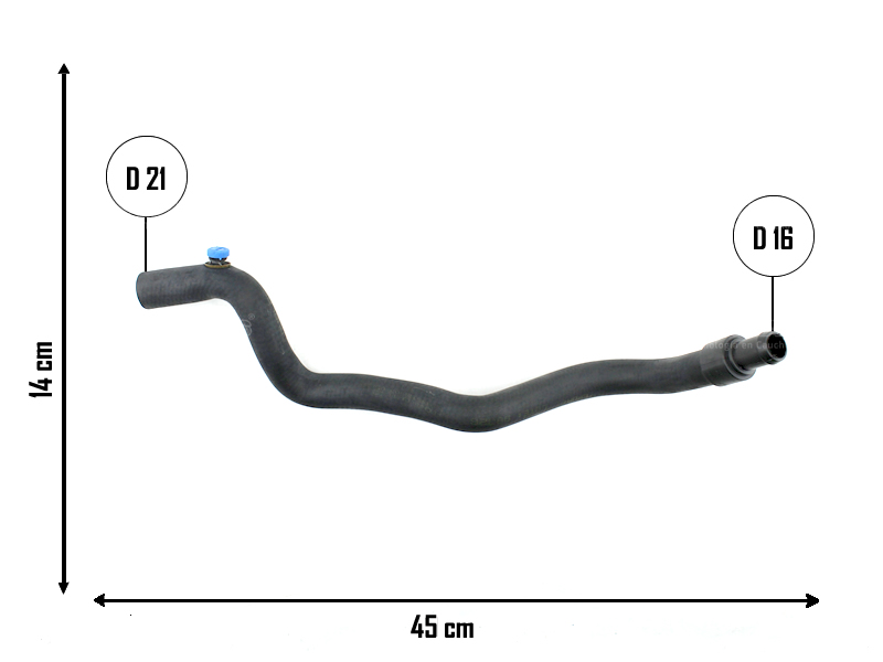 CAUPLAS MANGUERA CALEFACTOR RENAULT MEGANE II OEM:8200233969