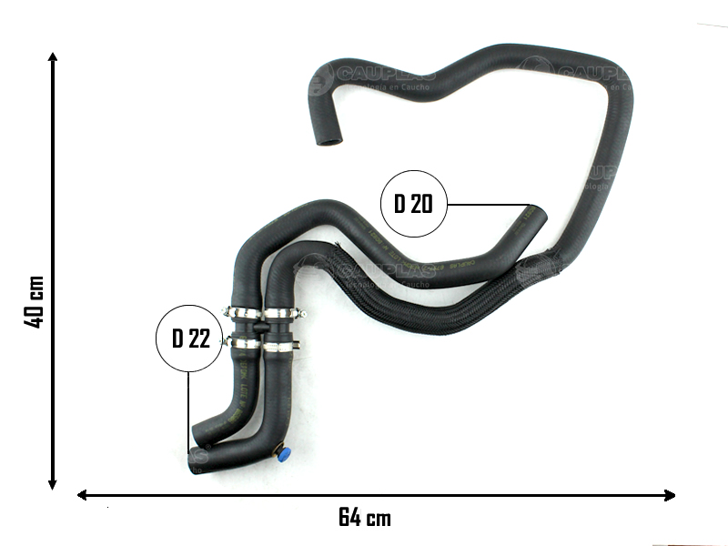 CAUPLAS MANGUERA CALEFACCION RENAULT MEGANE II