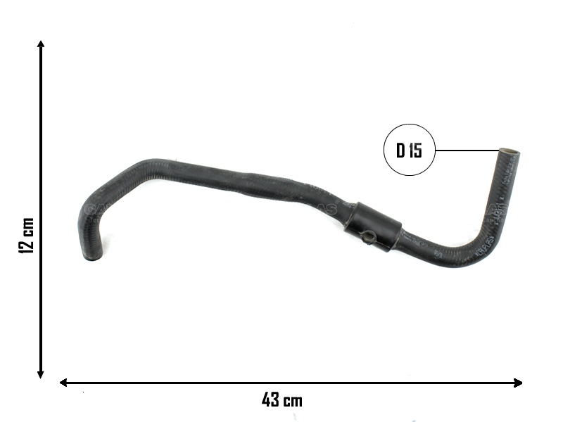 CAUPLAS MANGUERA CALEFACCCION FORD FIESTA I = YACO 2167