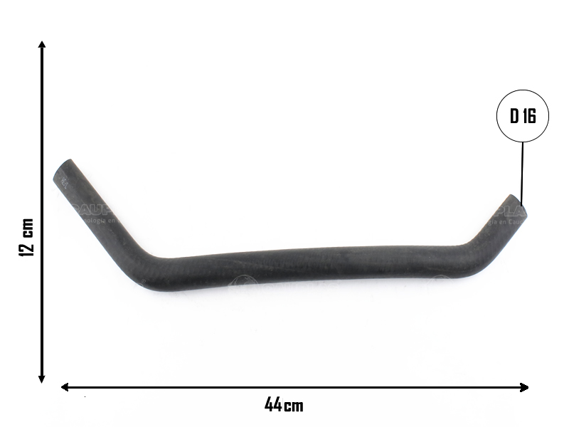 CAUPLAS MANGUERA CALEFACTOR  SALIDA RENAULT TRAFIC I OEM:7702089596 =YACO 1006