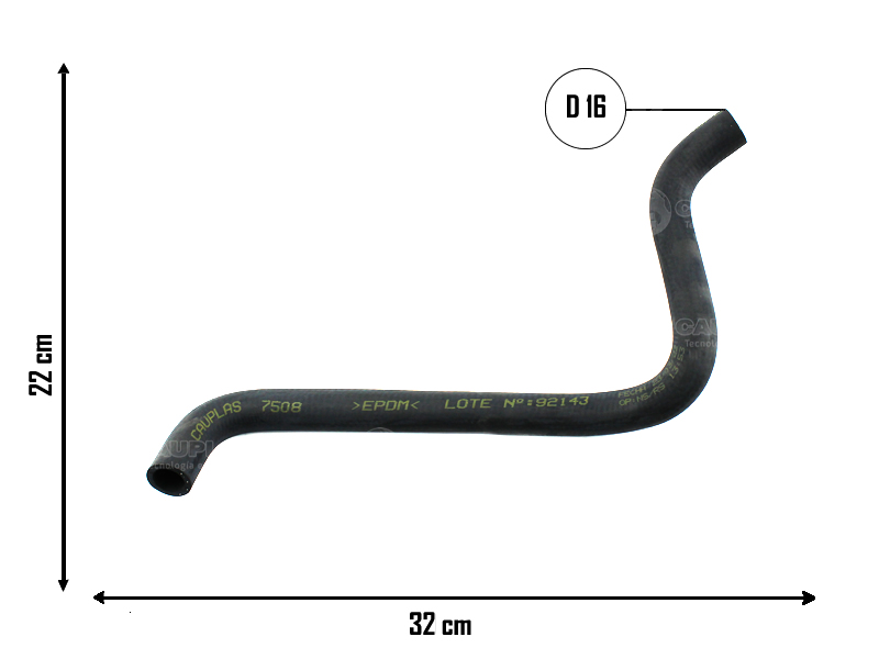 CAUPLAS MANGUERA CALEFACCION RENAULT TRAFIC I OEM:7702089593 =YACO 188