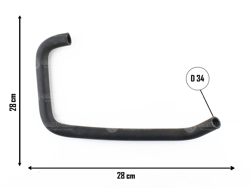 CAUPLAS MANGUERA CALEFACTOR ENTRADA RENAULT 19 TRAFIC I OEM:7702089595 =YACO 189