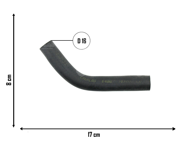 CAUPLAS MANGUERA CALEFACTOR A CONECTOR 3 VIAS RENAULT 6 =YACO 172