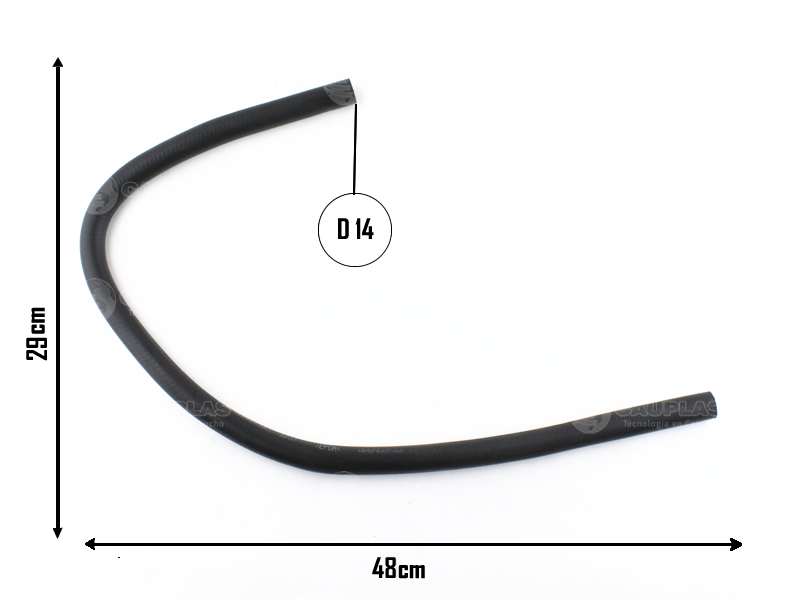 CAUPLAS MANGUERA CALEFACTOR FIAT UNO I DUNA