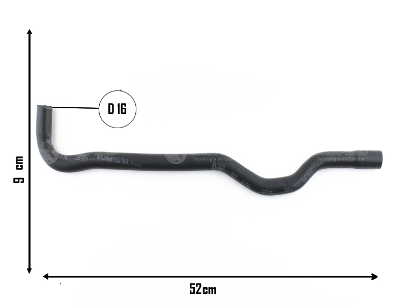 CAUPLAS MANGUERA CALEFACCION FIAT PALIO I