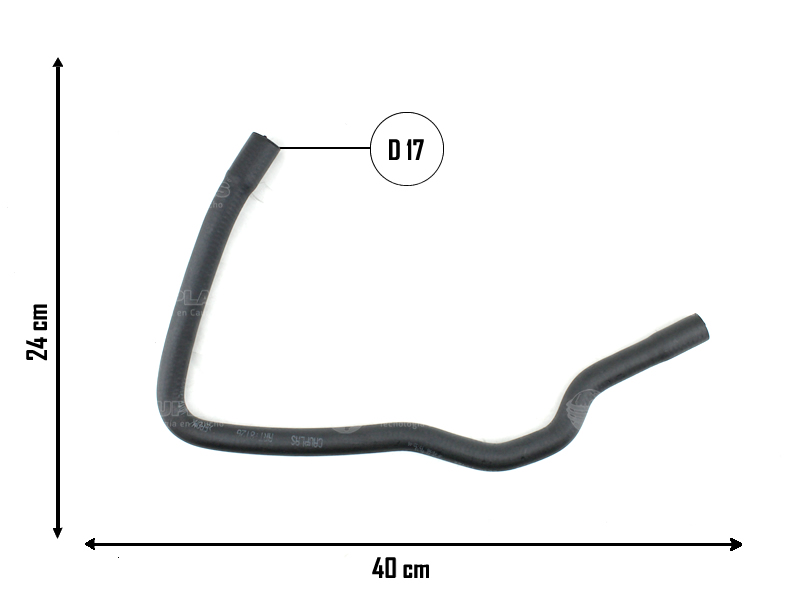 CAUPLAS MANGUERA CALEFACTOR ENTRADA FIAT PALIO I
