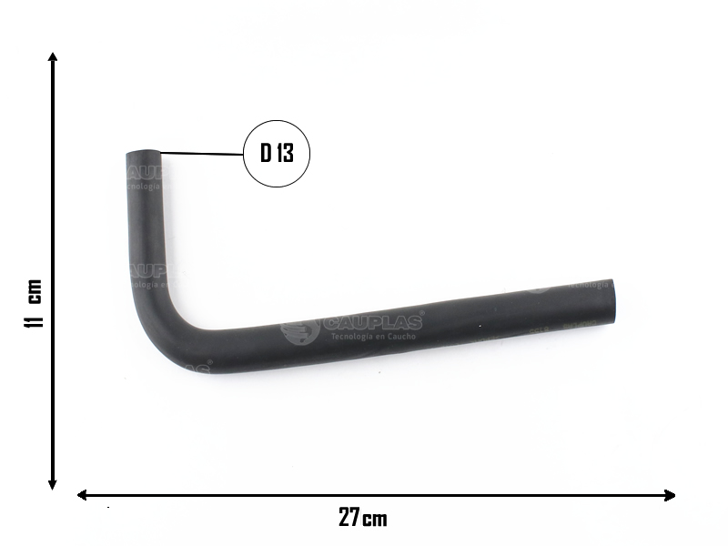 CAUPLAS MANGUERA RETORNO AGUA CALEFACTOR FIAT UNO I DUNA